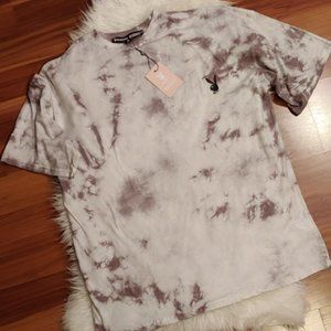Playboy x Missguided tie dye oversized t shirt